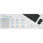 Комплект клавиатура+мышь A4Tech FStyler F1512 проводной, USB, 1200 DPI, черный, фото3