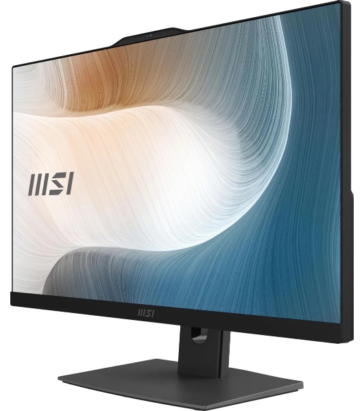 Моноблок MSI Modern AM242P 1M AiO 23,8' FHD (1920x1080)IPS AG Non-touch,Core i3-100U (1.2GHz),8Gb DDR5(1*8GB),512Gb SSD M.2, Intel UHD, WiFi, BT, camera, WirelessKB&mouse Eng/Rus, No OS,1y,черный (9S6-AE0721-1477/9S6-AE0721-1032)