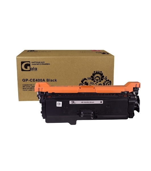 Картридж лазерный GalaPrint GP-CE400A черный (5500 стр) для HP Color LaserJet Enterprise M551dn/M551n/M551xh