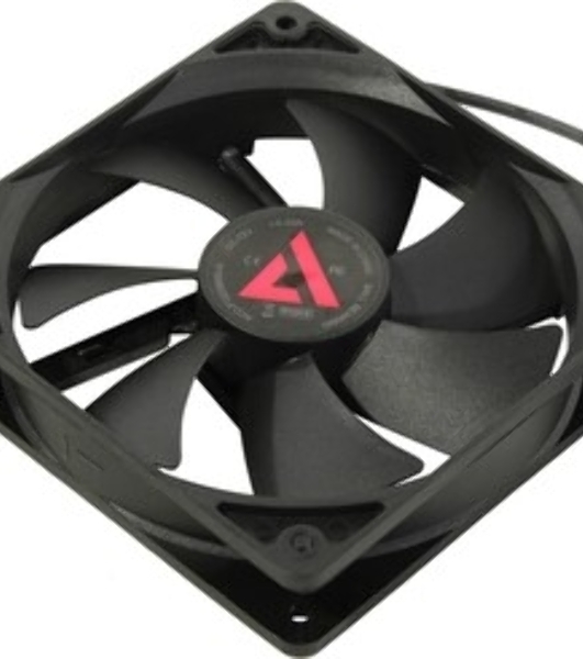 Вентилятор для корпуса Alseye ACD-F1225HM3-A черный, 120 мм, пластик, 1600 об/мин, 28 дБ, 3 pin