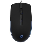 Мышь проводная Oklick 100M черный, 1600 dpi, USB, кнопки - 4, фото9