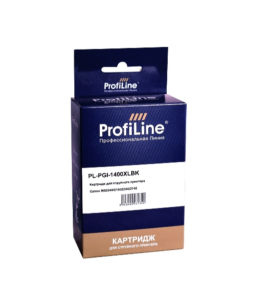 Картридж струйный ProfiLine PL-PGI-1400XLBK для принтеров Canon MB2040/MB2140/MB2340/MB2740 с чернилами Black