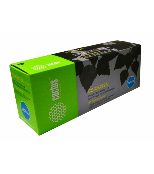 Картридж лазерный Cactus CS-CE272A желтый (15000 стр.) для HP Color LaserJet Enterprise CP5525
