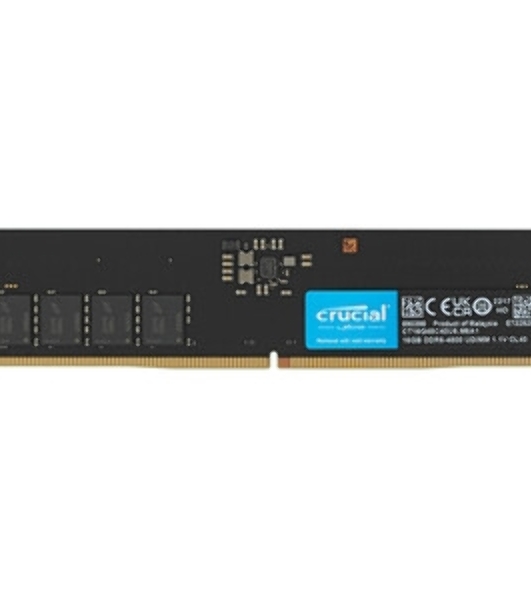 Оперативная память Crucial, DDR5, 16GB (1x16 GB), 4800 MHz, CL40, SO-DIMM