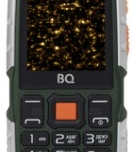 Мобильный телефон BQ 2430L Tank Connect камуфляж/золотистый