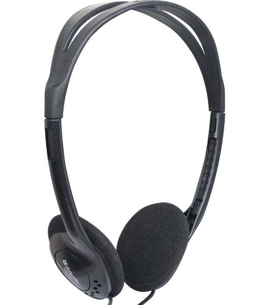 Проводные наушники Defender Aura 101 черный, накладные, Jack 3.5 мм