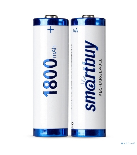Аккумулятор NiMh Smartbuy SBBR-2A02BL1800 AA/2BL 1800 mAh (24/240)(2шт. в уп-ке)