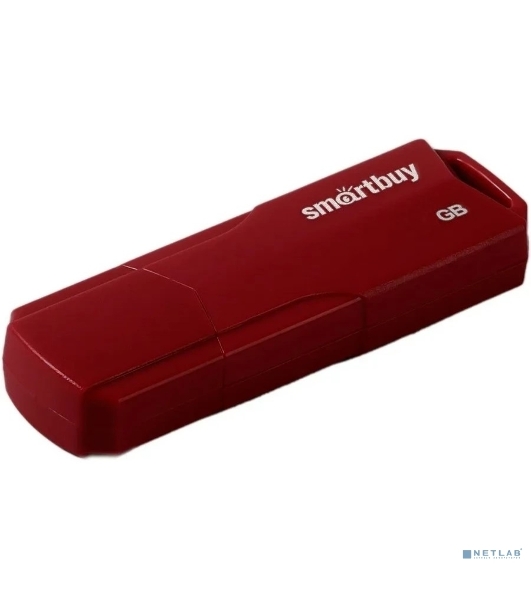 Флешка USB Smartbuy 4Gb CLUE Burgundy (SB4GbCLU-BG)