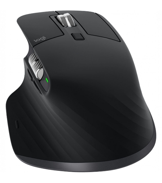Мышь беспроводная Logitech MX Master 3s графитовый, 8000 dpi, радиоканал, Bluetooth, USB, кнопки - 7