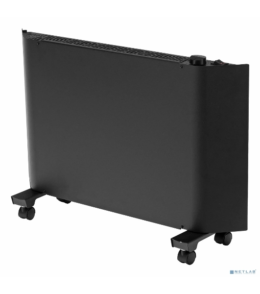 Конвектор электрический Denzel XCE-1500B черный, 1500 Вт, 20 м2, термостат