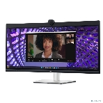 Монитор 34' Dell P3424WEB IPS 3440x1440, 60 Гц, 5 мс, 21:9, 300 кд/м2, 1xHDMI, 1хDP, 2хUSB-C, RJ-45, 1x3.5 мм, черный/серебристый, фото13