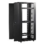 Шкаф 19' Business, 18U 600x800, черный, передняя дверь стекло, задняя дверь распашная металл, фото7