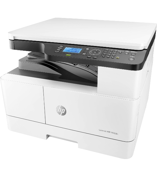 МФУ лазерное HP LaserJet M442dn (8AF71A), A3, ч/б, печ. до 24 стр/мин. (А4) до 13 стр/мин. (А3), 1200 x 1200 dpi (печать) 600x600dpi (скан.), USB, RJ-45