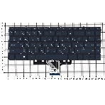 Клавиатура для ноутбука HP Pavilion 14-DV 14-DW синяя, фото2