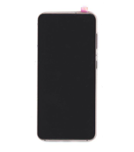 Дисплей (модуль) для Samsung Galaxy S21 5G SM-G991B в сборе с тачскрином и рамкой (OLED) фиолетовый