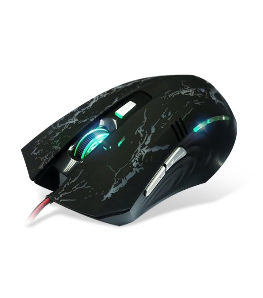 Мышь проводная Crown Gaming CMXG-600 черный, 2200 dpi, USB, кнопки - 6