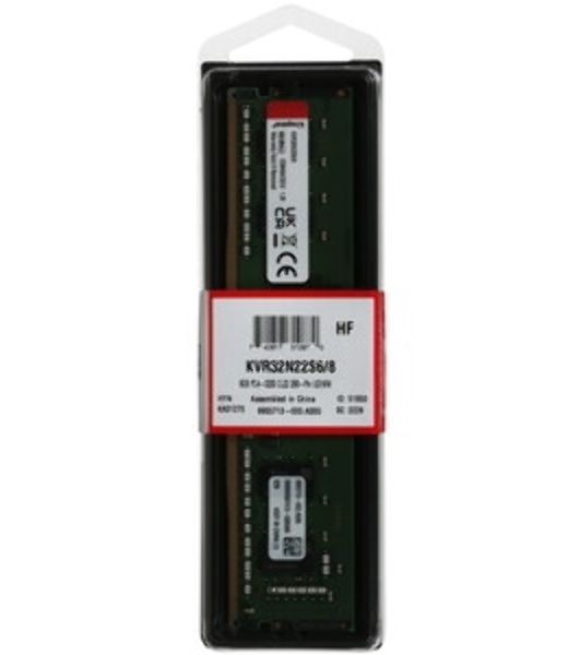 Оперативная память Kingston ValueRAM, DDR4, 8GB (1x8GB), 3200MHz, CL22, DIMM