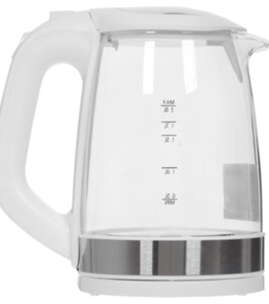 Электрочайник BRAYER BR1040WH белый, 2.0 л, 2200 Вт, скрытый нагревательный элемент