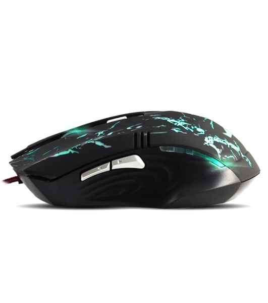 Мышь проводная Crown Gaming CMXG-600 черный, 2200 dpi, USB, кнопки - 6