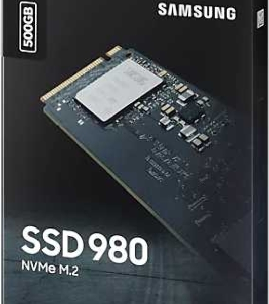 Накопитель SSD Samsung 980 MZ-V8V500BW, 500Gb, PCIe 3.0 x4, M.2 2280, NVMe, R/W 3100/2600