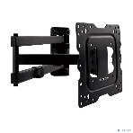 Кронштейн Kromax DIX-18 BLACK(для LED/LCD телевизоров 22'-55', max 40 кг, настенный, 5 ст свободы, наклон ±15°, поворот 180°, от стены 66-605 мм, max VESA 400x400 мм, вращение экрана ±5°, съемная монтажная пластина, кабель-канал, 4 шт/уп.), фото3