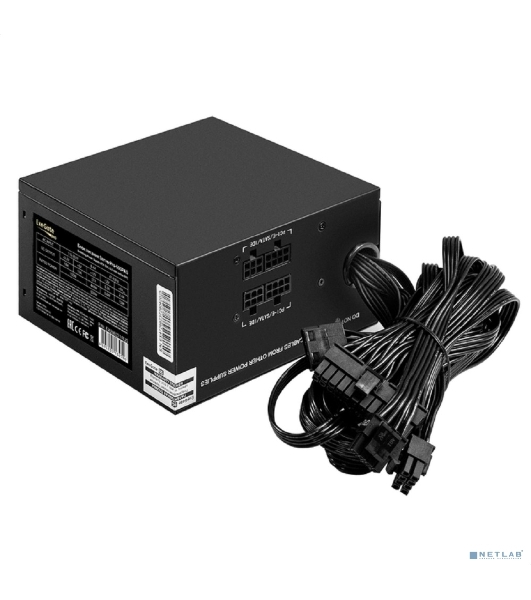 Блок питания серверный 500W ExeGate ServerPRO-500PAS (ATX, APFC, КПД 80% (80 PLUS), 12cm fan, 24pin, 2x(4+4)pin, 4xPCI-E, 6xSATA, 4xIDE, Cable Management, black)