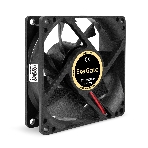 Вентилятор 12В DC ExeGate EX08025H2P (80x80x25 мм, Hydraulic bearing (гидродинамический), 2pin, 2200RPM, 22dBA), фото5