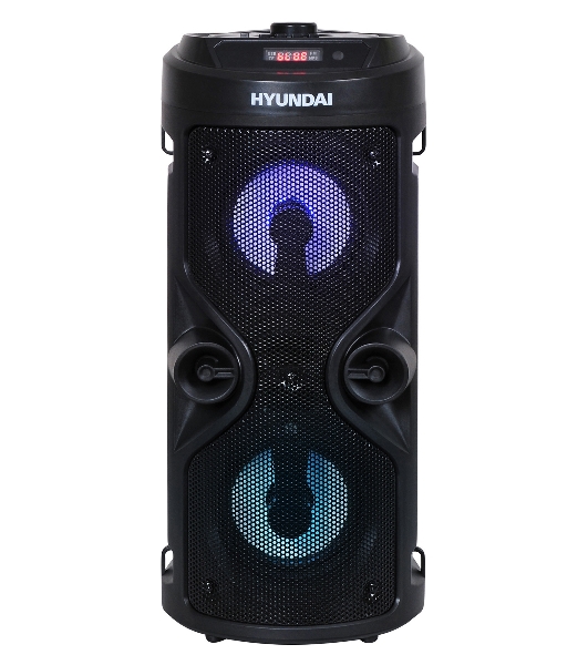 Минисистема Hyundai H-MC150 черный 50Вт/FM/USB/BT/SD/MMC