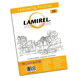 Пленка для ламинирования Fellowes 75мкм A4 (25шт) глянцевая216x303мм Lamirel (LA-78800)