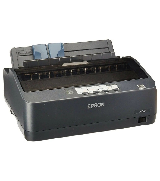 Принтер матричный Epson LX-350 (C11CC24031/C11CC24032), (А4, 357 cps (12 cpi), USB, LPT, COM)
