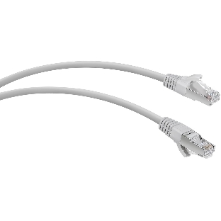 Патч-корд WRline WR-PC-RJ45-FTP-5E-2-GY F/UTP общий экран RJ-45 вил.-вилка RJ-45 cat.5e 2м серый LSZH (уп.:1шт)