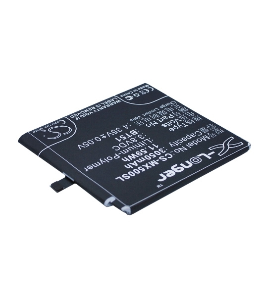 Аккумулятор CameronSino CS-MX500SL BT51 для Meizu MX5 3.8V, 3050mAh, 11.59Wh