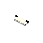 Разъем FPC Half Coverage Bottom Contact 0.5K-BX-16PWB 16 pin высота 2мм шаг 0,5мм, фото 1