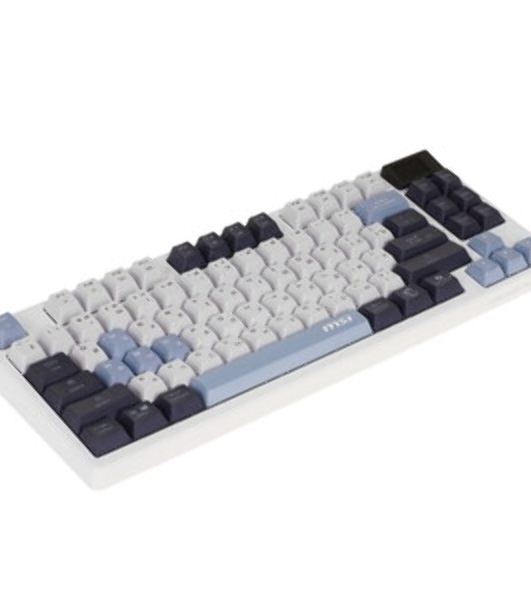 Клавиатура MSI Forge GK600 гибридная, Bluetooth, радиоканал, белый