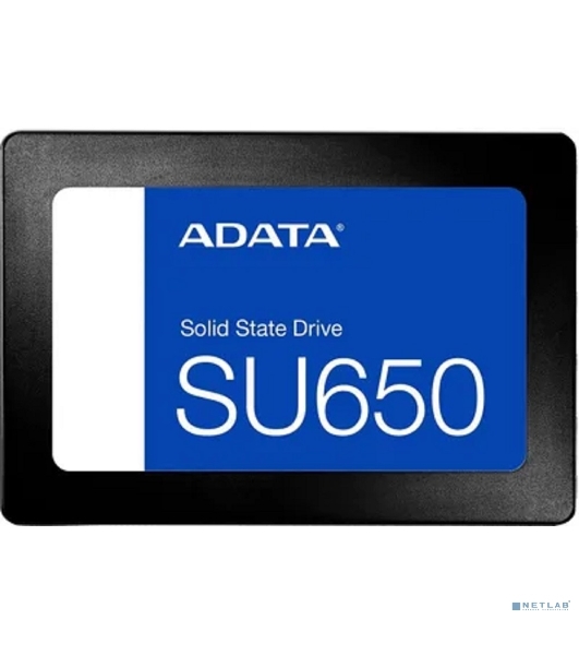 Накопитель SSD ADATA SU650, 512Gb, SATA III, 2.5', R/W 520/450