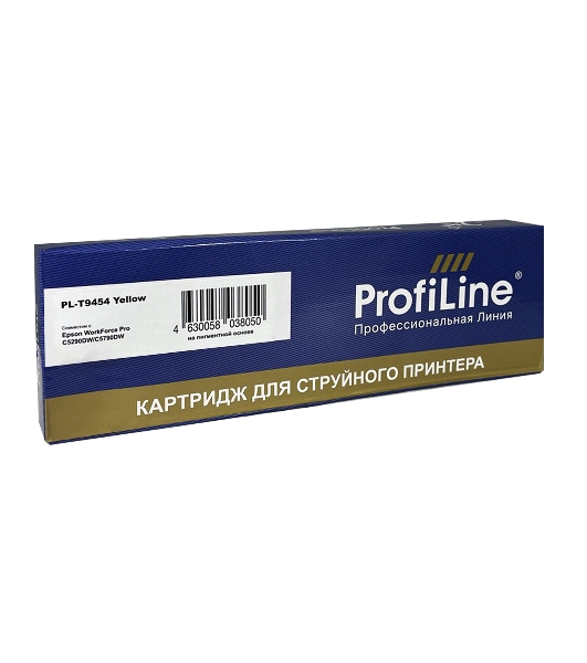 Картридж струйный ProfiLine PL-T9454 для принтеров Epson WorkForce Pro C5210/C5215/C5290/C5710/C5790 с чернилами Yellow