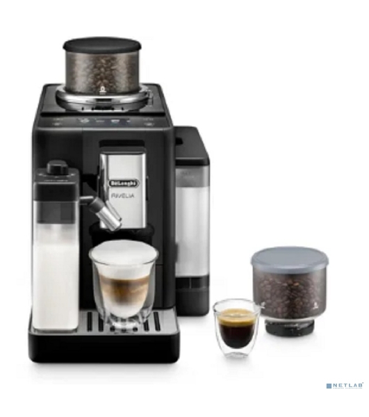 Кофемашина автоматическая Delonghi EXAM440.35.B черный, исп. кофе - молотый/зерновой 1,4 л, 1450 Вт, 19 Бар