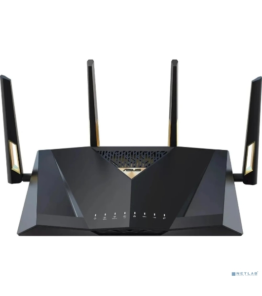 Маршрутизатор ASUS RT-BE88U, черный/желтый, 90IG08V0-MO3N0V