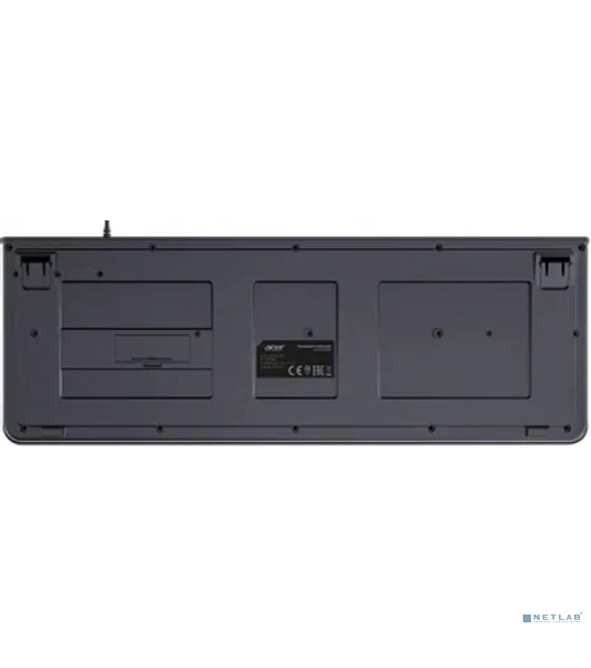 Клавиатура Acer OKW400 проводная, USB Type-A, черный