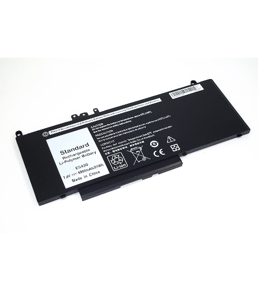 Аккумуляторная батарея для ноутбука Dell Latitude E5450 (G5M10) 51Wh 7.4V черный OEM