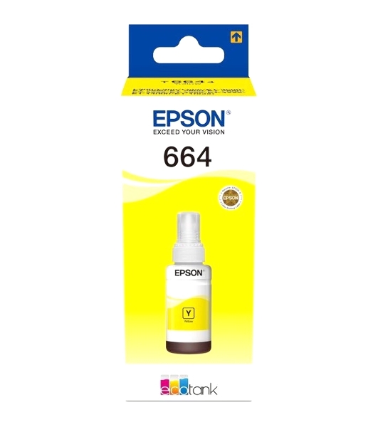 Чернила для Epson C13T66444A Epson L100 (yellow) 70 мл