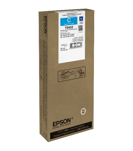 Картридж струйный Epson C13T945240 голубой (5000 стр. 38.1 мл) для WorkForce WF-C5290DW WF-C5290, WF-C5790DWF WF-C5790
