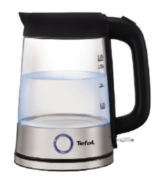Электрочайник Tefal KI750D30 серебристый, 1.7 л, 2400 Вт, скрытый нагревательный элемент