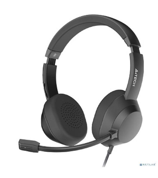 Гарнитура A4Tech Fstyler FH150U чёрный, проводная