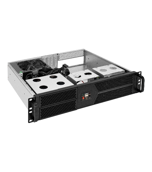 Серверный корпус ExeGate Pro 2U400-04 (RM 19', высота 2U, глубина 400, БП 700PAS, 2*USB)