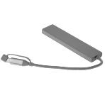 Док-станция Qumo Dock 7 HB-0008, USB Type-C, PD/HDMI/USB 3.0/SD/Micro SD, USB Type-C, фото5