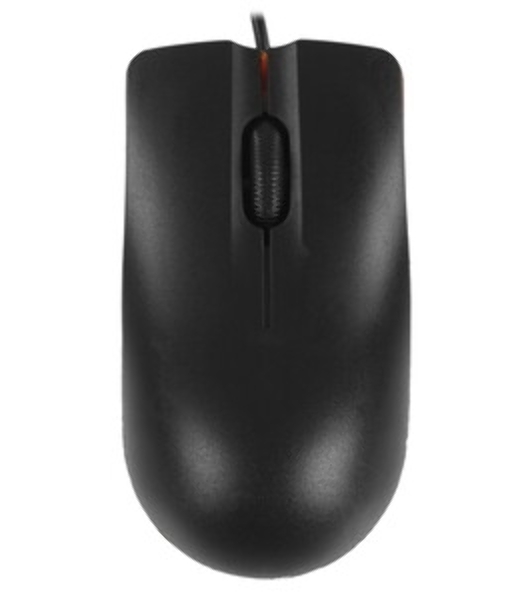 Мышь проводная Qumo Practic Office M90 черный, 1000 dpi, USB, кнопки - 3