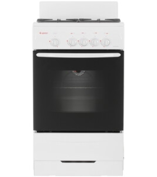 Плита газовая Gefest CG 50М02 К73 белый, конфорок 4 шт, духовка 42 л, 50 см x 85 см x 53 см