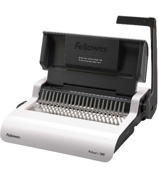 Переплетчик Fellowes Pulsar+ (FS-56276) A4/перф.17л.сшив/макс.300л./пластик.пруж. (6-38мм)