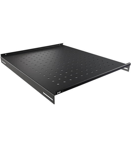 Полка стационарная NTSS NTSS-FS-800-BL 1U нагр.:60кг. 19' 550мм черный (упак.:1шт)